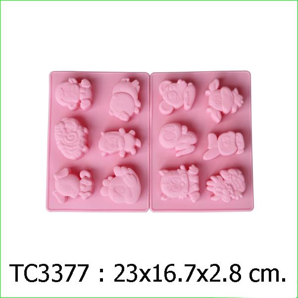 พิมพ์ซิลิโคน ช๊อคโกแลต 12 ราศี ( จีน ) TC3377