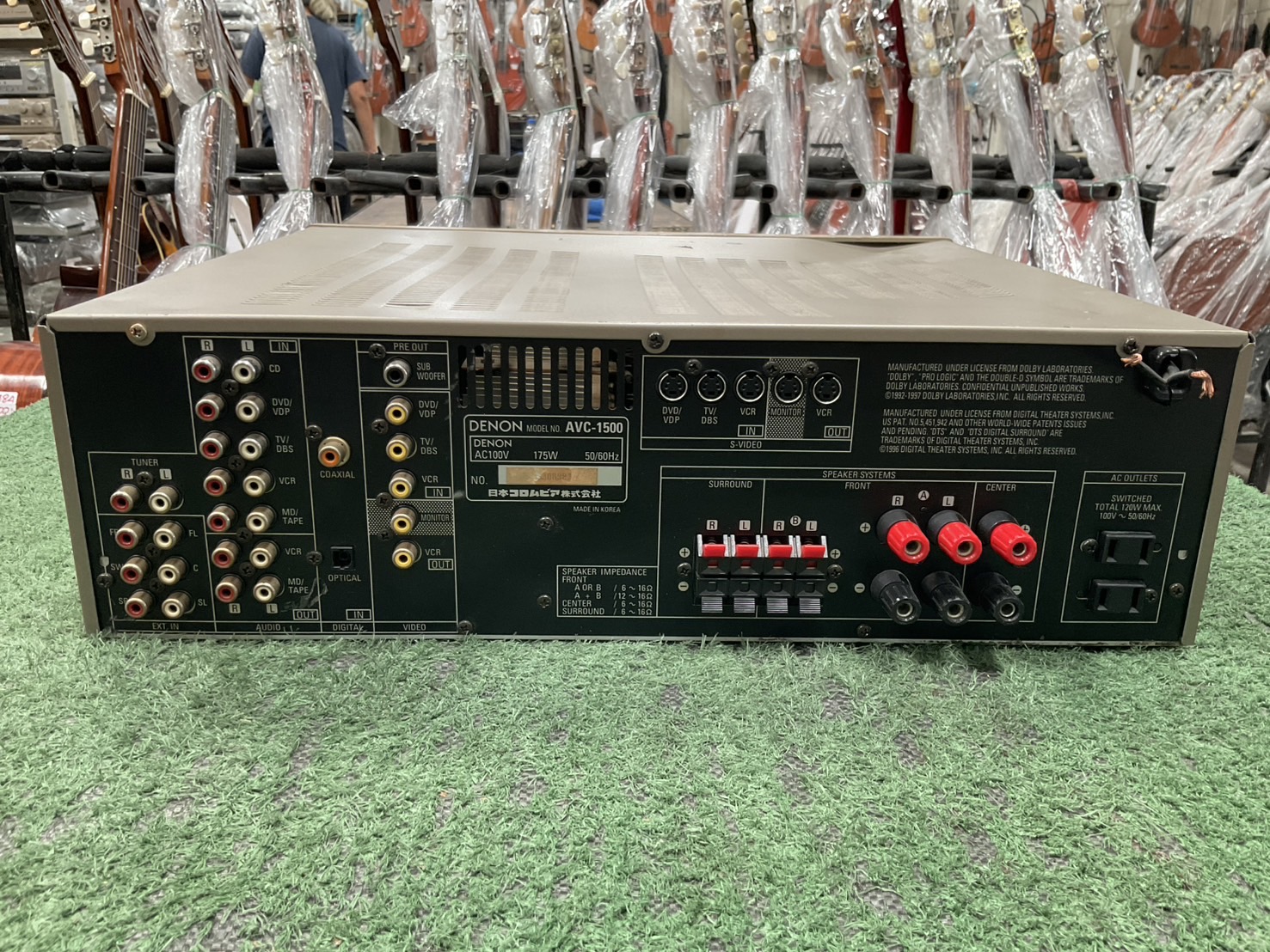 เครื่องขยายเสียง DENON : AVC-1500 สินค้าไม่พร้อมใช้งาน(ต้องซ่อม)