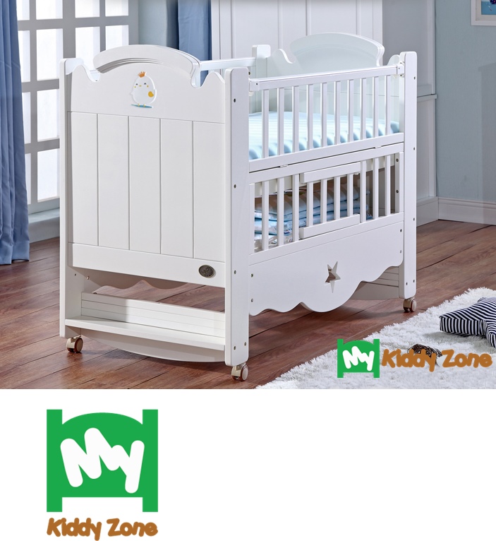 TP21049 (WD19) เตียงไม้สีขาว ปรับเป็นโต๊ะได้ ปรับเป็นเตียงเดี่ยวได้