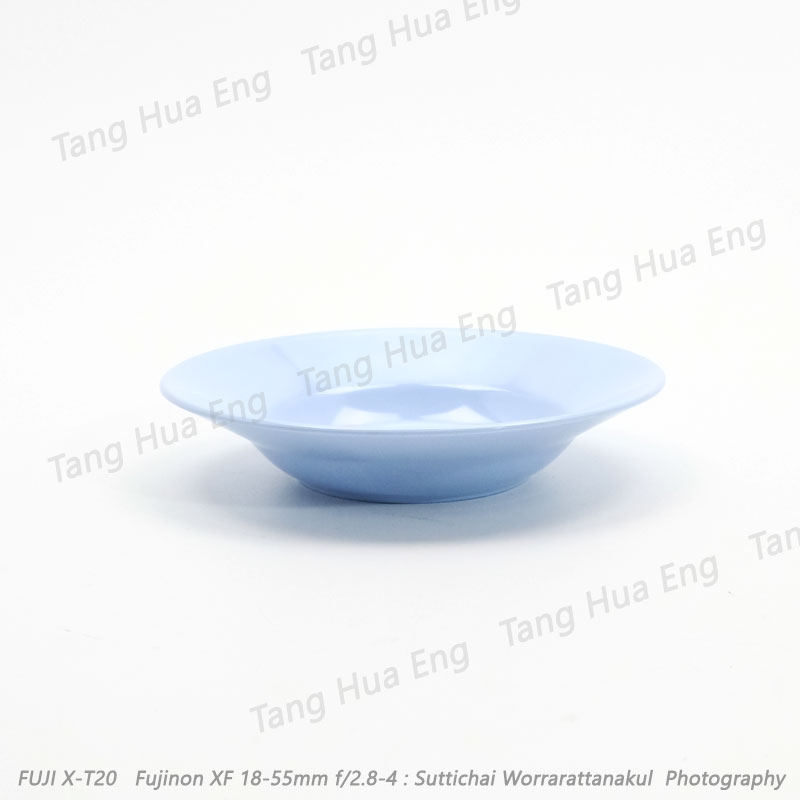 1 โหล จานลึกซุปเปอร์แวร์ 6นิ้ว P180-6 ( สีครีมขาว )/สีฟ้า