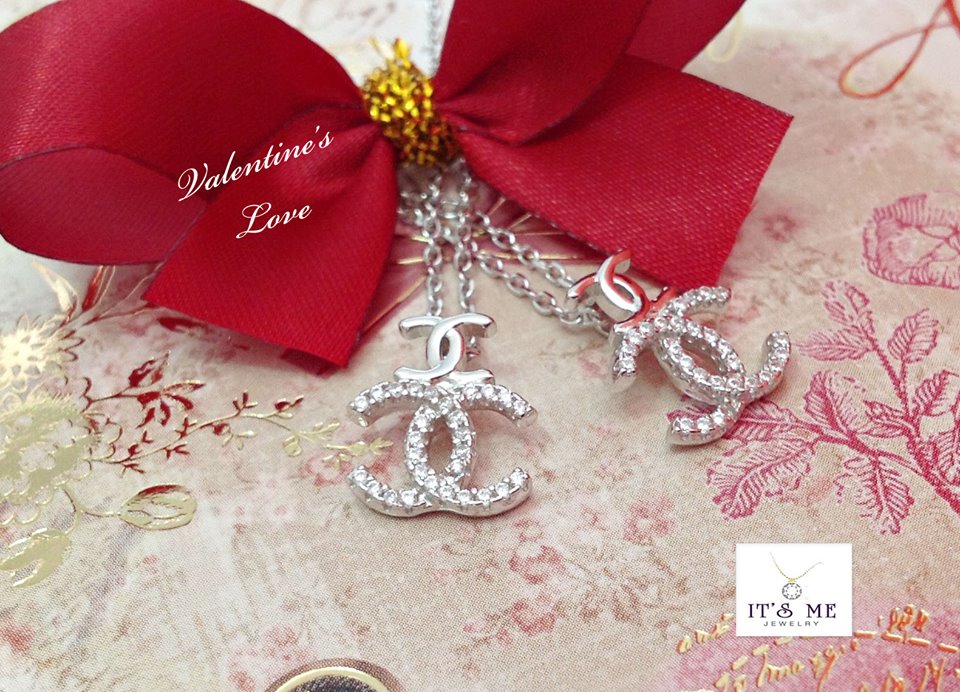 Valentine's Love สร้อยเงินแท้พร้อมจี้ จี้ชาแนล
