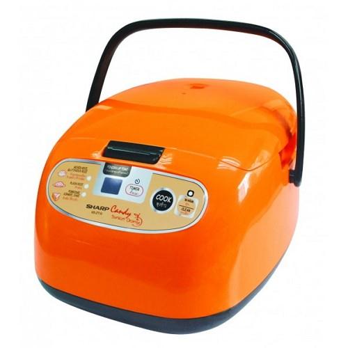 Sharp หม้อหุงข้าว ดิจิตอล 1ลิตร รุ่น KS-ZT10 Candy สีส้ม