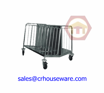 รถเข็นจานชามแสตนเลส 002-UC-018