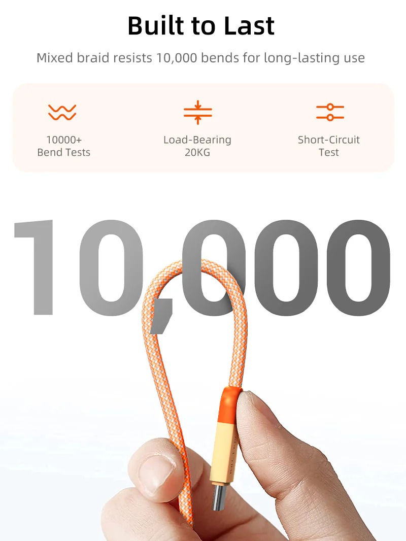 60W Super Fast Charging USB-C Cable by Cabletime