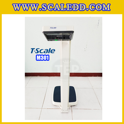 เครื่องชั่งน้ำหนักคน250kg เครื่องชั่งน้ำหนักคนแบบดิจิตอล250กิโลกรัม พร้อมที่วัดส่วนสูง สามารถวัดค่า BMI (Body Mass Index) ได้ เครื่องชั่งน้ำหนักและวัดส่วนสูง200เซ็นติเมตร ค่าละเอียด0.1กิโลกรัม ยี่ห้อ T-Scale รุ่น M301
