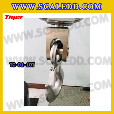 ตาชั่งแขวน10ตัน เครื่องชั่งแขวน10ตัน เครื่องชั่ง10ตัน เครื่องชั่งแขวนดิจิตอล10ตัน พิกัด 10ตัน ค่าละเอียด 5กิโลกรัม ตะขอหมุนได้360องศา เครื่องชั่งแขวนยี่ห้อTIGER รุ่น TC-01