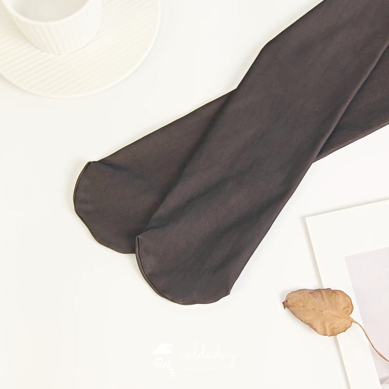 เลกกิ้งถุงน่องซีทรู สีดำ (ไม่บุขน)