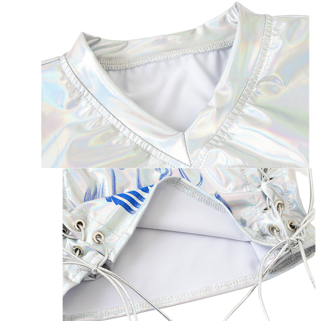 friendly4kid ชุดเต้น HipHop Kidsเสื้อ+กางเกงหางปลา jazz dance kids