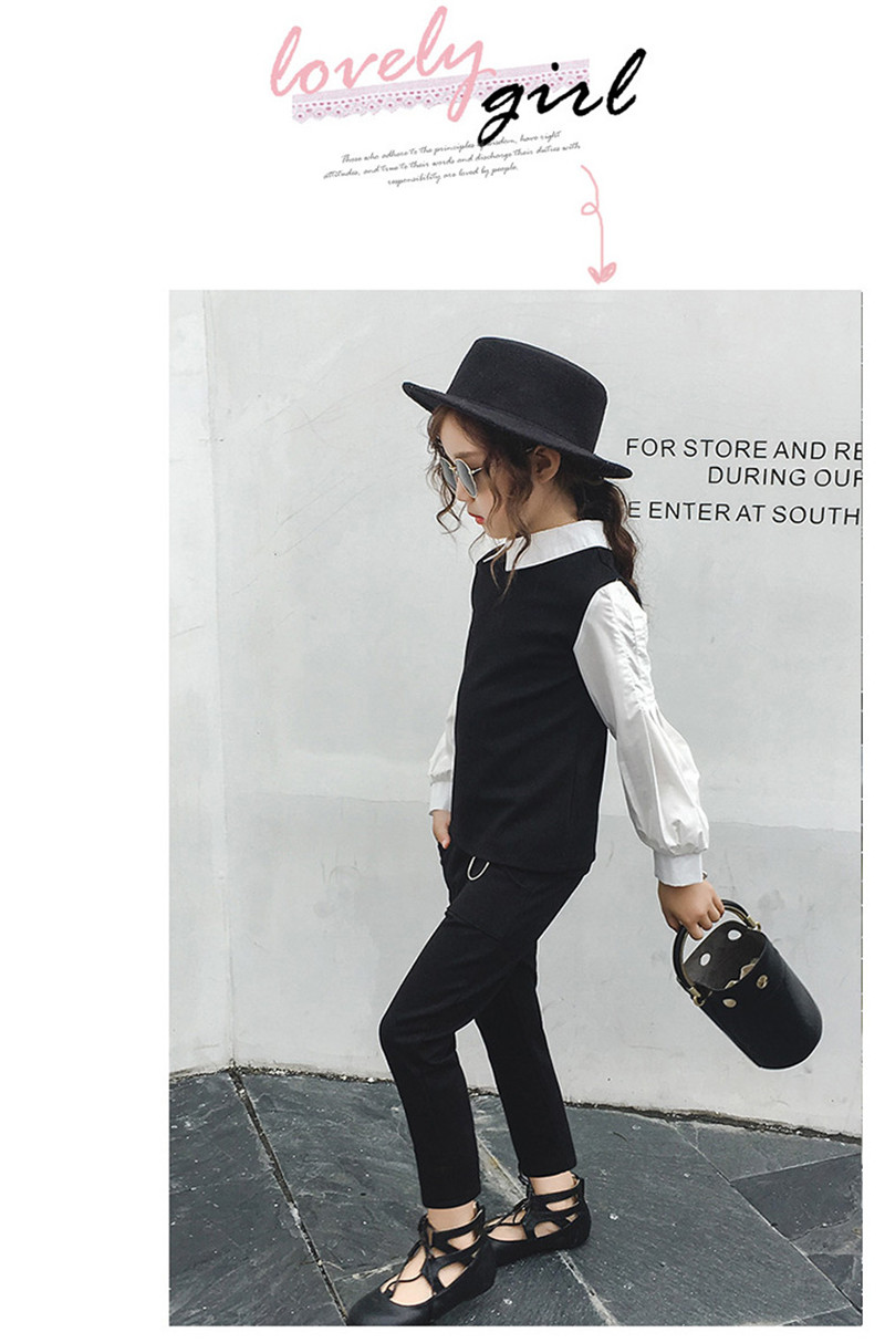 ชุดเสื้อสีขาว+กางเกงสามส่วน