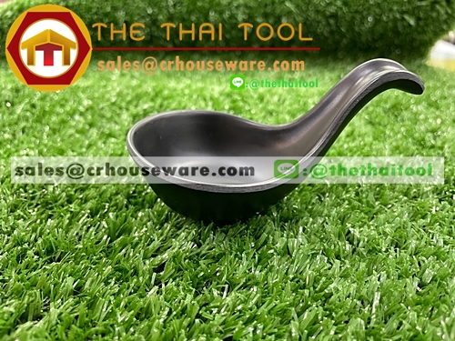 ถ้วยน้ำจิ้มมีหูจับ 3.93 นิ้ว สีดำ