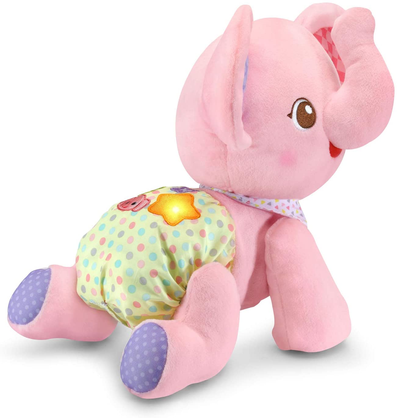 ตุ๊กตาช้างชวนคลาน VTech Explore and Crawl Elephant Plush Baby and Toddler Toy, Pink