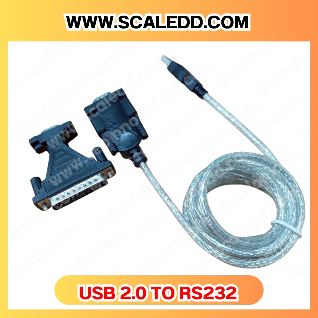 USB 2.0 TO RS232 ยาว 1.8 เมตร (รุ่นใหม่)