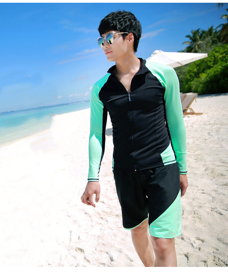 ชุดว่ายน้ำหรือใส่ดำน้ำผู้ชายกัน uv 3xl รอบอก 42-50 รอบเอว 32-40 สะโพก 42-52 รอบแขน 18 กางเกงยาว23 นิ้วค่ะ มีเชือก ผ้าดีมาก ใส่สบายค่ะ