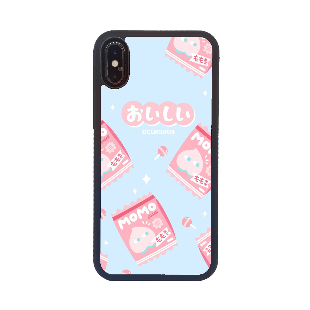iPhone7plus/8plus เคสขอบนิ่มพิมพ์ลายแปะหลัง ลาย6