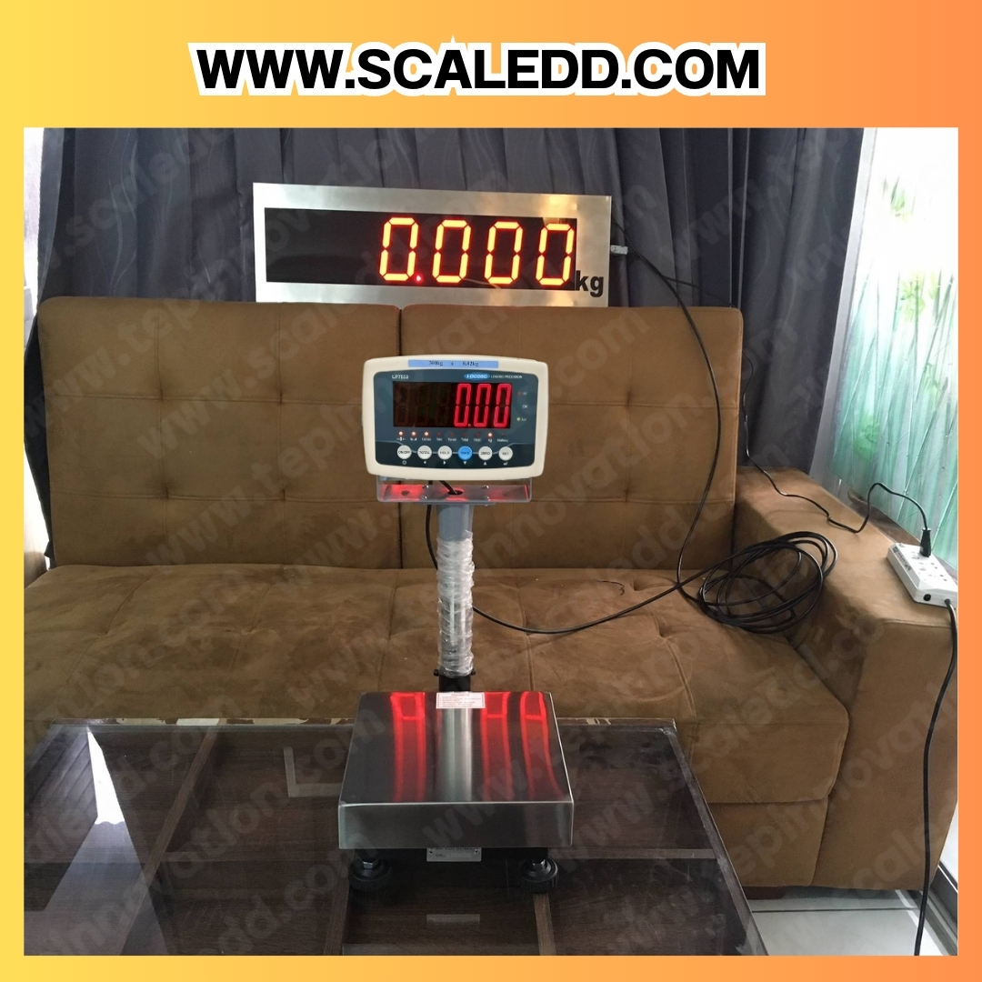 เครื่องชั่งบ่อตกกุ้ง เครื่องชั่ง15กิโลกรัม เครื่องชั่งน้ำหนักดิจิตอล15kg พร้อมจอ REMOTE LED DISPLAY ( ตัวเลขสีแดงสูง 5.5 นิ้ว ) ตาชั่ง15กิโลกรัม เครื่องชั่งแบบตั้งพื้น15Kg ยี่ห้อ LOCOSC รุ่น LP7553 เครื่องชั่งบ่อกุ้ง เครื่องชั่งบ่อปลา