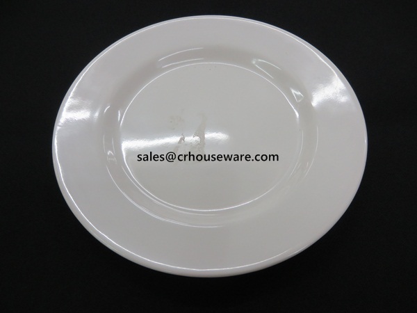 จานทรงตื้น 10 นิ้ว 017-P805-10,Shallow round plate, grade A 10 inches,Melamine