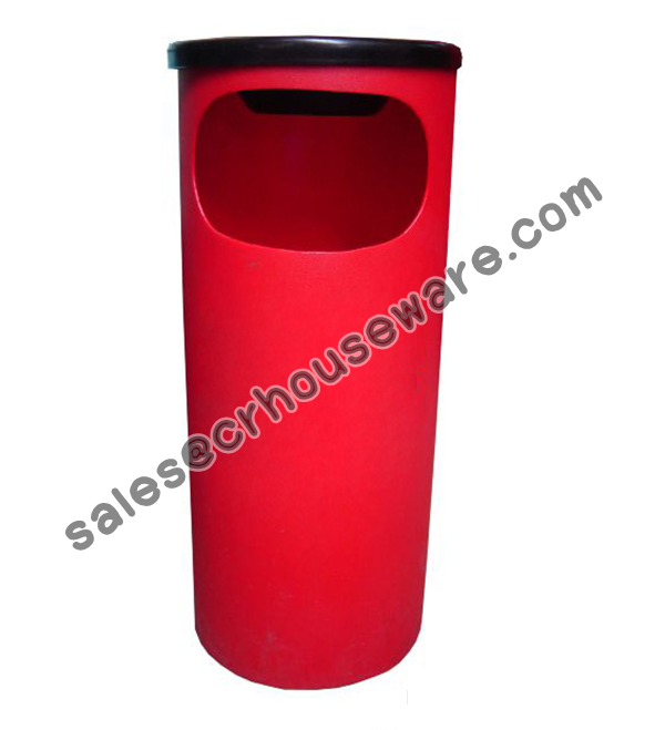 ถังขยะมีที่เขี่ยบุหรีพลาสติก 001-TC30A Bin There are ashtrays plastic. 001-TC30A