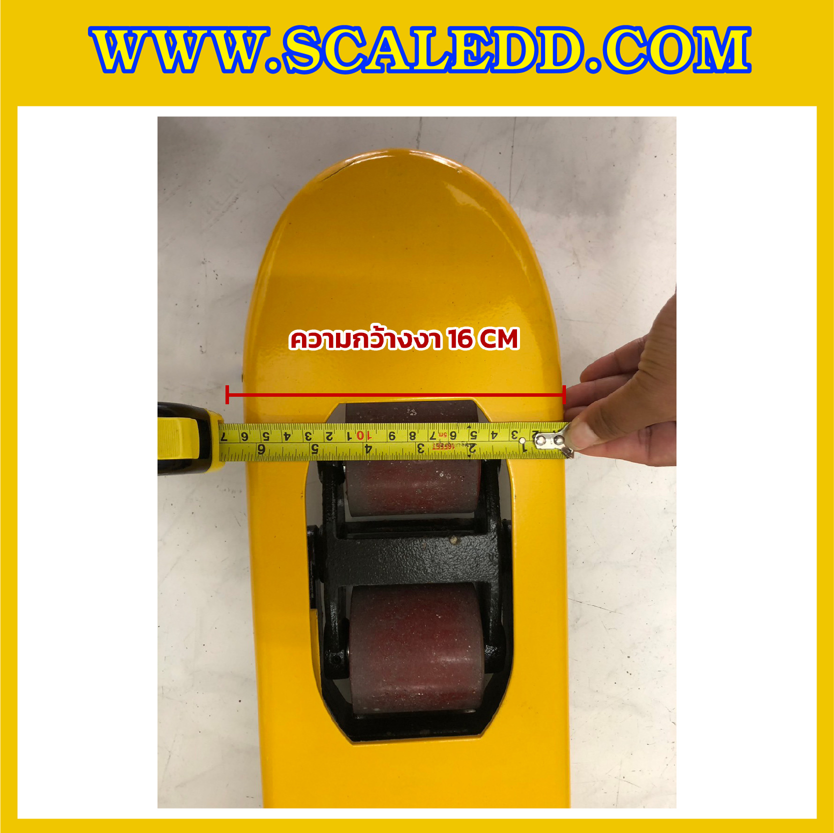 เครื่องชั่งน้ำหนักรถพาเลท พร้อมปริ้นเตอร์ 1000kg เครื่องชั่งรถพาเลท 1 ตัน เครื่องชั่งแฮนด์พาเลท ค่าความละเอียด 500g ยี่ห้อ TIGER รุ่น THP-02P