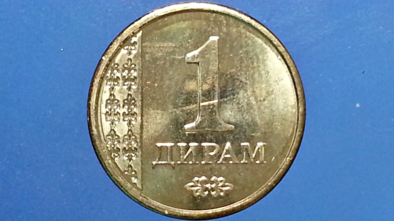 เหรียญ เงินตรา ประเทศ ทาจิกีสถาน Diram 2011