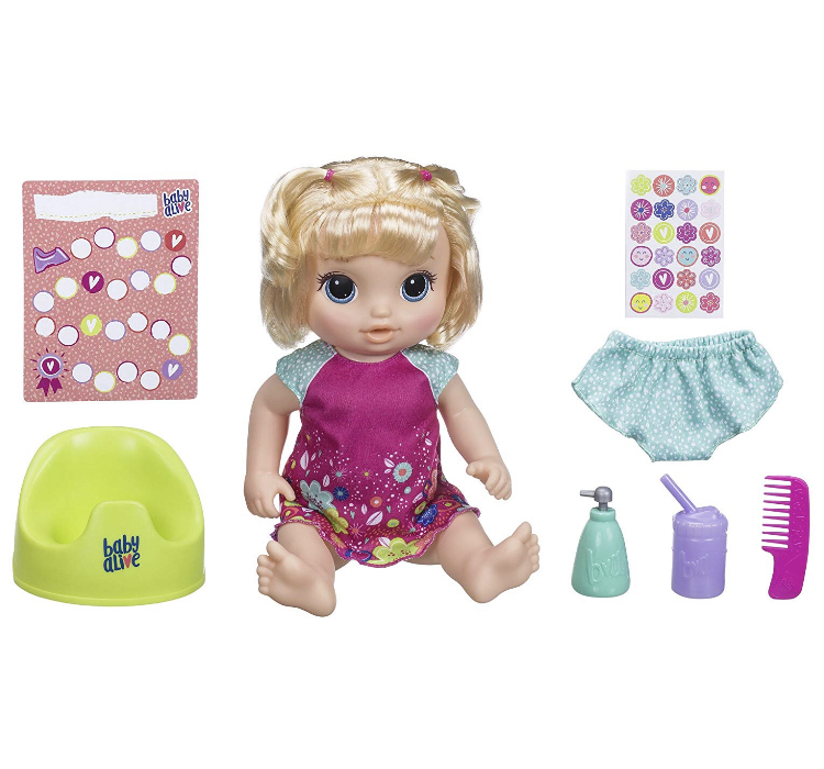 Baby Alive Potty Dance Baby: Talking Baby Doll with Blonde Hair