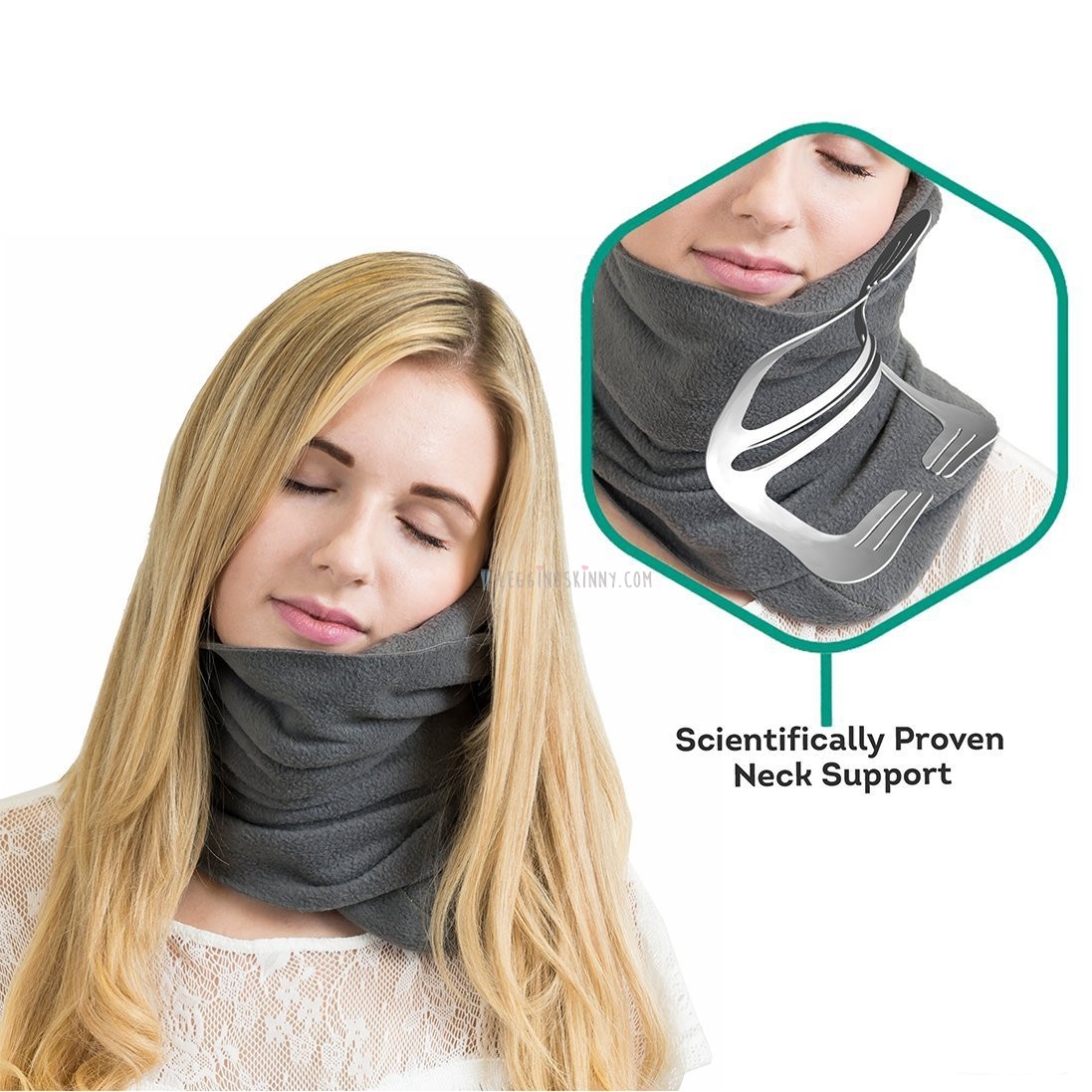 Travel Pillow หมอนรองคอแบบพกพา มี 4 สี