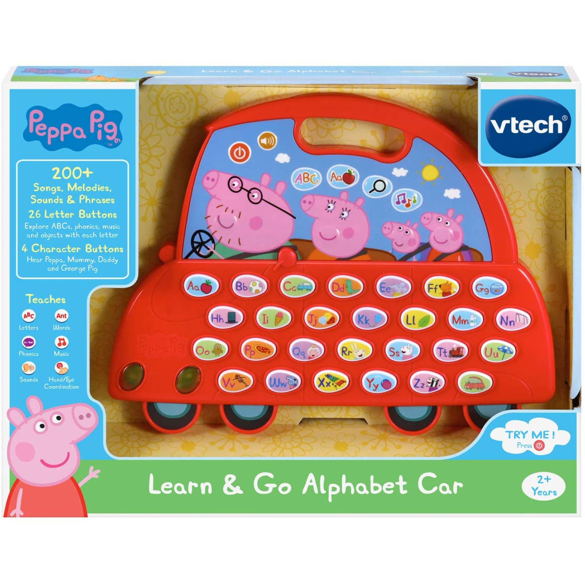 Vtech กระดานออกเสียง Peppa Pig Learn & Go Alphabet Car