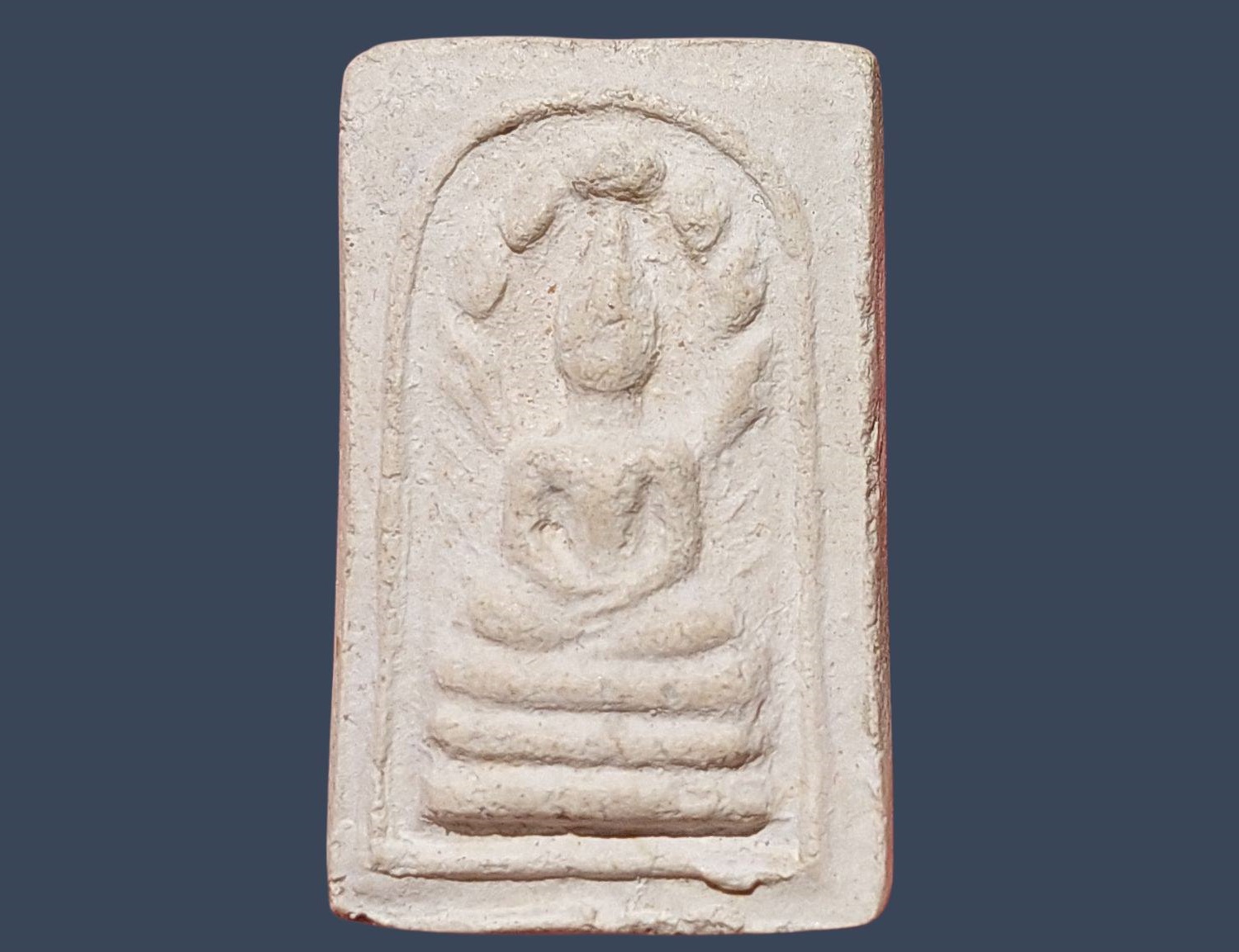 พระนาคปรกมงคลมหาลาภ ปี 2499 เนื้อผงโสฬสมหาพรหม แม่ชีบุญเรือน พิมพ์กลาง