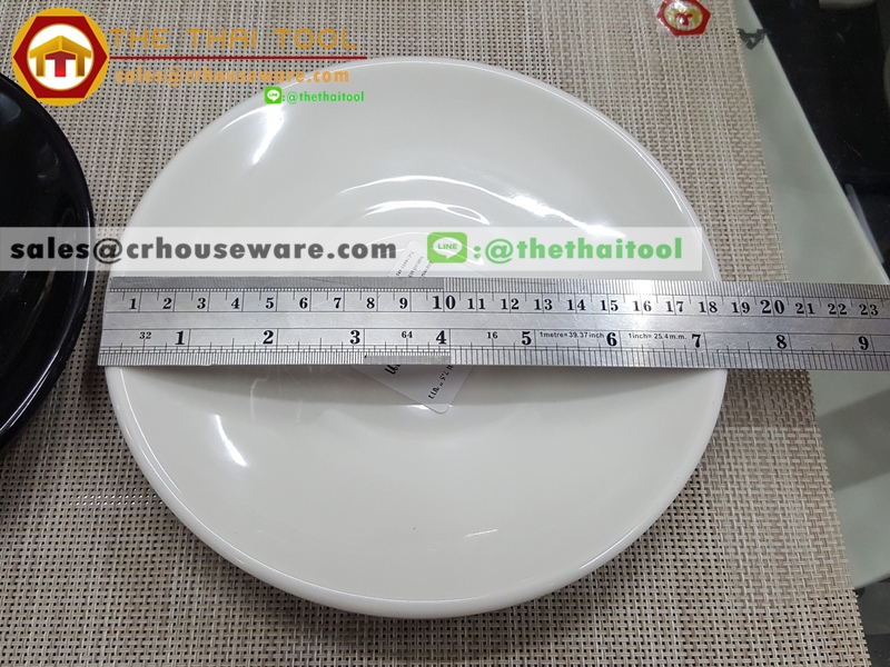 จานทรงกลม 7.5 นิ้ว 017-P3210-7.5