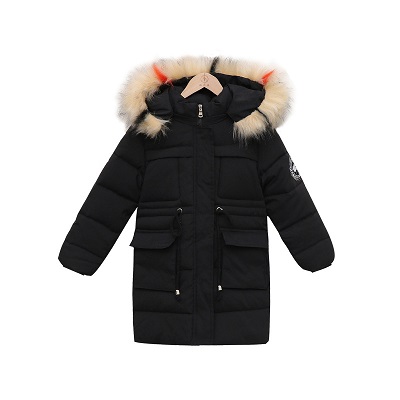 เสื้อกันหนาว บุนวมสีแดง มีฮูด