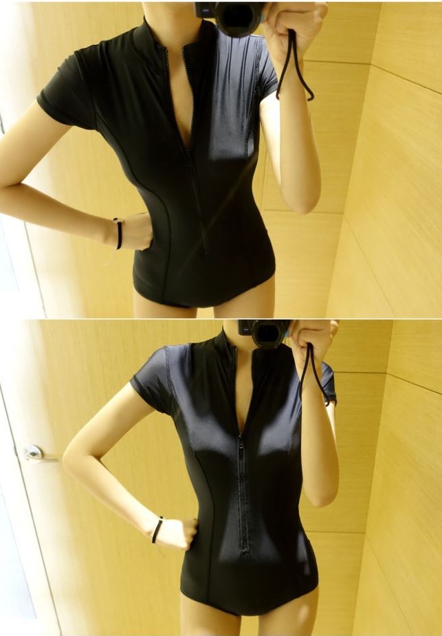 ชุดว่ายน้ำวันพีชสีดำ ซิปหน้า รอบอก 32-38 รอบเอว 26-30 สะโพก 32-40 นิ้วค่ะ เนื้อผ้าดี แบบเก๋ สวยมากค่ะ