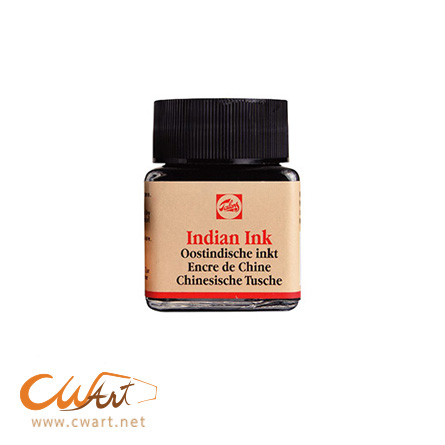 หมึกดำ Talens Indian ink 30ml