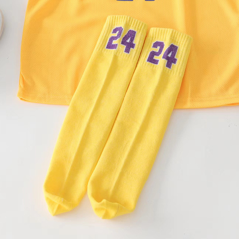 พร้อมส่ง ถุงเท้ายาว ลายหมากรุก สีพื้น มีไซส์ เด็กเล็ก-เด็กโต