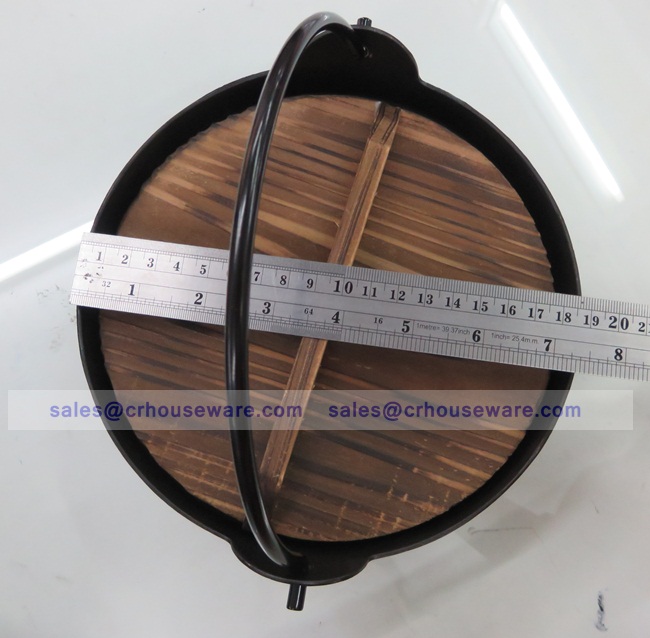 หม้อเสริฟพร้อมฝาไม้ 005-SK-197 Hot pot with lid-wood. 005-SK-197Nabe Japanese shabu pot,Gang nồi shabu nabe Nhật Bản,បោះសក្តានុពលរបស់ជប៉ុន NABE សាប៊ូដែក,铸铁锅火锅涮日本