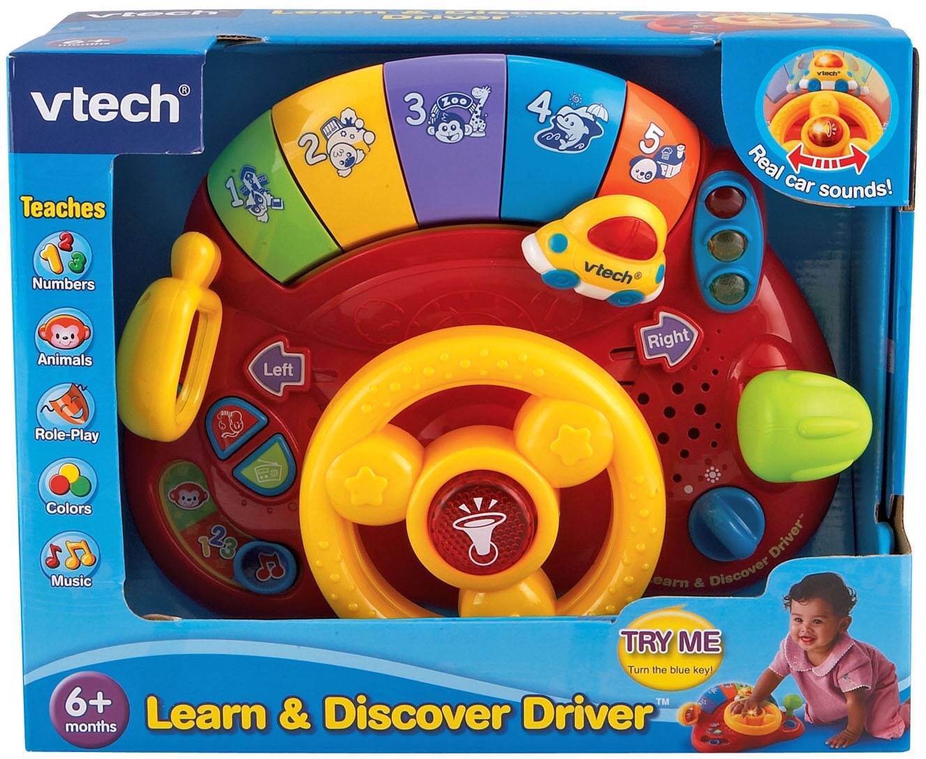 พวงมาลัยหัดขับ Vtech - Learn and Discover Driver