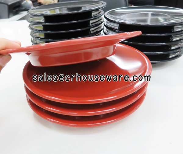 จานซูชิ SUSHI สีแดงเลือดนก 017-SB680-6-R