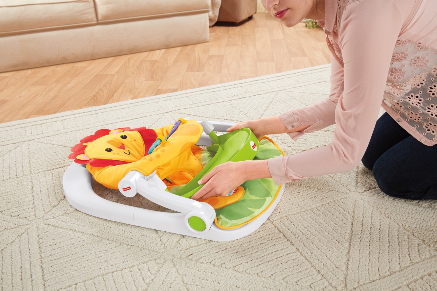 เก้าอี้นั่ง Fisher-Price Sit-Me-Up Floor Seat with Tray