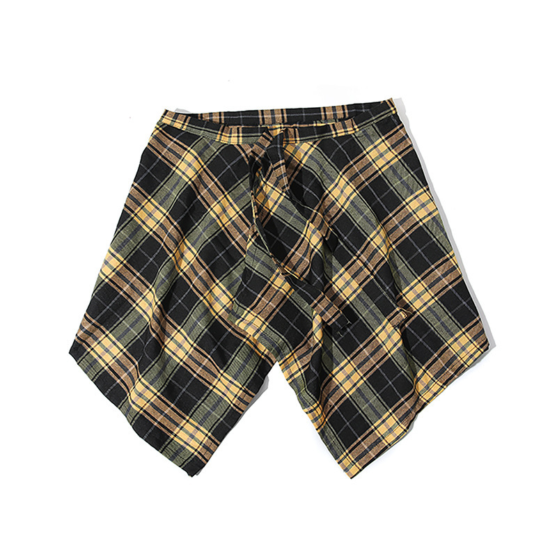 พร๊อพเสริม เต้นผ้าผูกเอวลายสก็อต คาดเอวสำหรับเต้นแจ๊ส-สตรีทแดนซ์ สไตล์เน็ตไอดอล