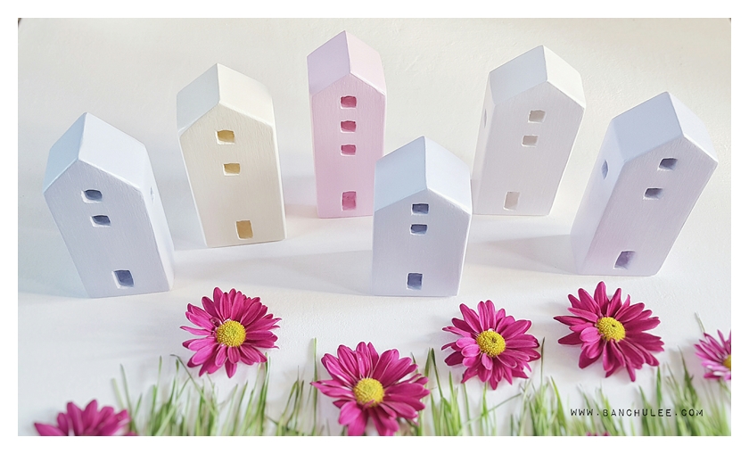 Wooden Pastel Village