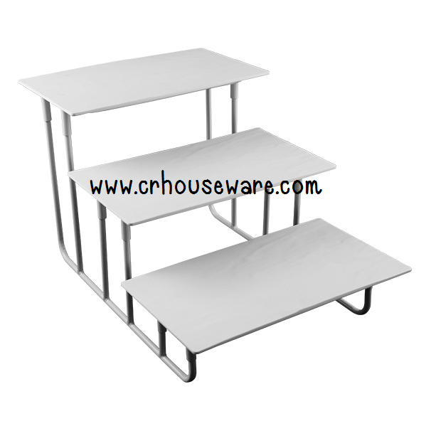 จานเมลามีนใช้กับ ชั้นโชว์อาหารแบบบันได The show food Melamine Dish staircase. 005-MSP-14WT