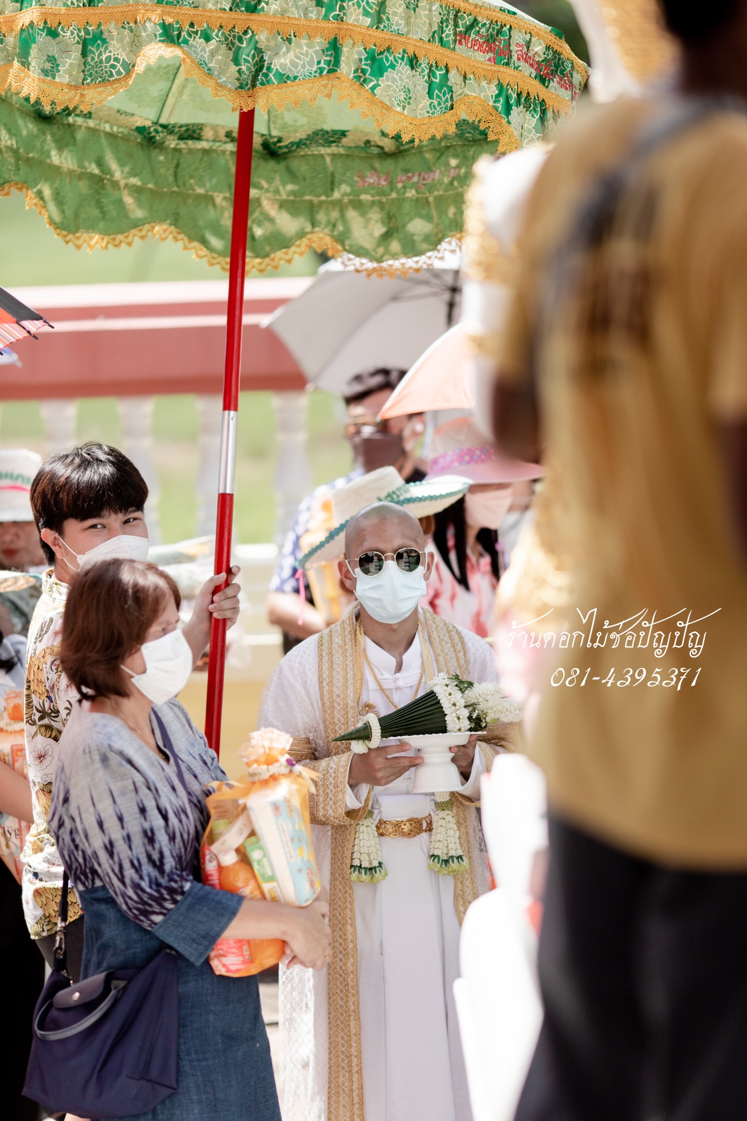 เครื่องบวชดอกไม้สด ชุด D12