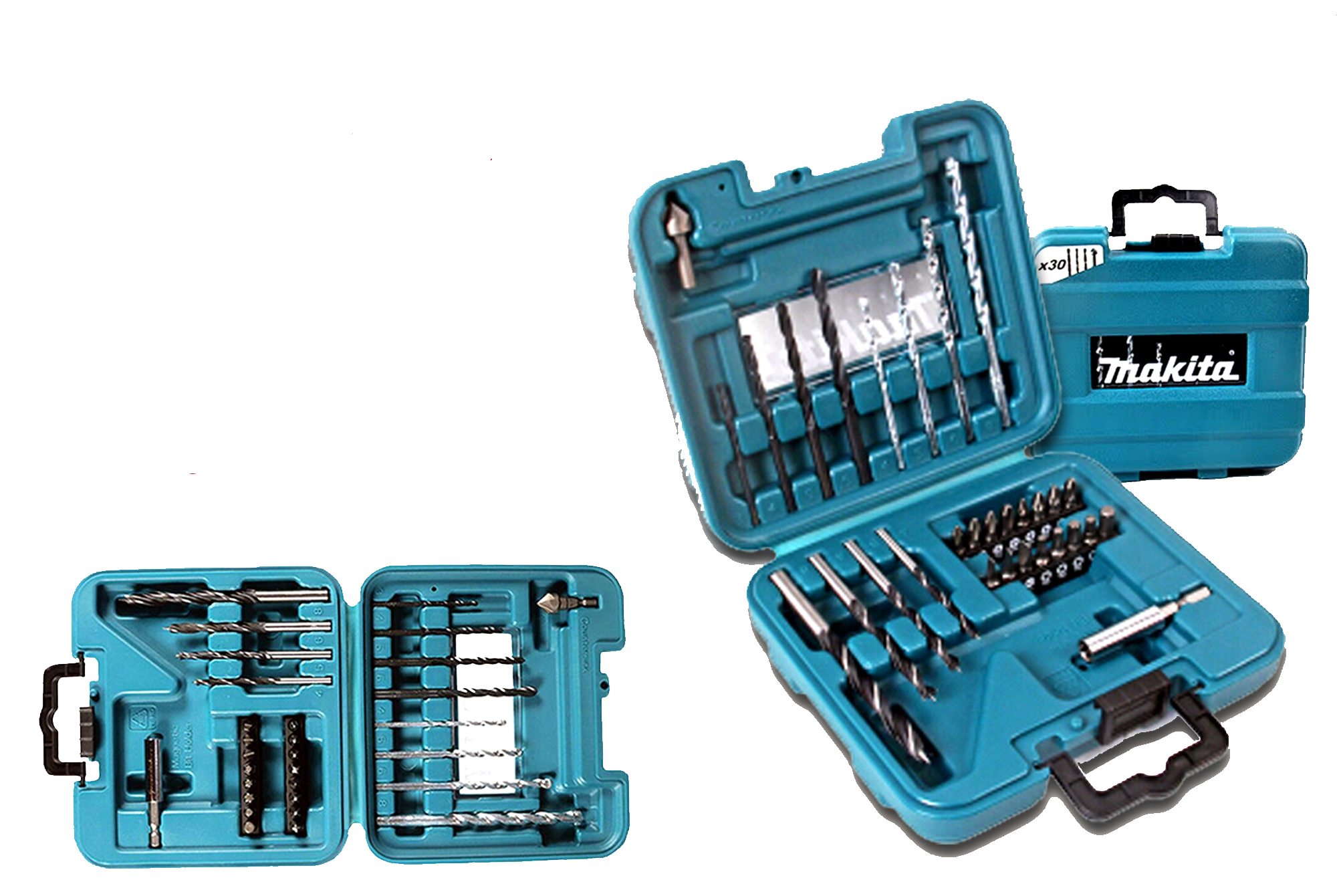 Makita D-53702 ดอกสว่านเจาะเหล็ก เจาะไม้ เจาะปูน 30 ชิ้น/ชุด