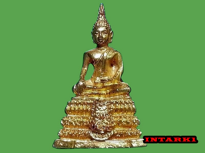 กริ่งพระพุทธชินวร วัดอินทาราม ธนบุรี กรุงเทพมหานคร อุดโค๊ดกริ่ง "อุ" กะหลั่ยทอง สวยตามภาพ