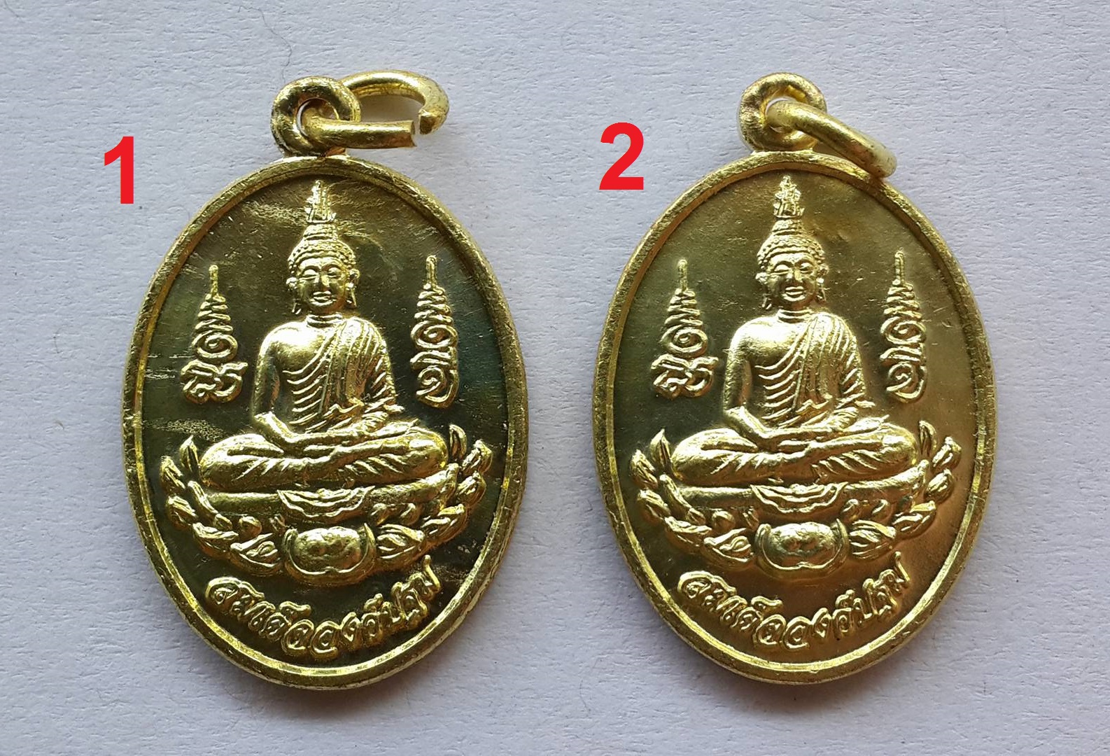 หลวงปู่บุญฤทธิ์ ปณฺฑิโต แห่งที่พักสงฆ์สวนทิพย์ อ.ปากเกร็ด จ.นนทบุรี หลวงปู่ท่านเป็นศิษย์สำคัญองค์หนึ่งของหลวงปู่ชอบ ฐานสโม ที่ทั้งพระและคณะญาติโยมในวงกรรมฐานรู้จักท่านเป็นอย่างดี กับเหรียญหลวงปู่บุญฤทธิ์ - สมเด็จองค์ปฐม สร้างปี พ.ศ. 2554 คณะศิษย์ สร้างถวา