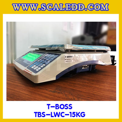 เครื่องชั่งน้ำหนักดิจิตอล พิกัด15กิโลกรัม ความละเอียด0.5g ยี่ห้อ TBOSS รุ่น TBS-CW (เครื่องชั่งผ่านตรวจรับรองจากสำนักชั่งตวงวัด)
