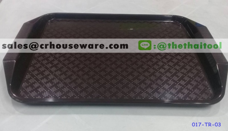 ถาดเสริฟมีหู รหัสสินค้า 017-TR-03