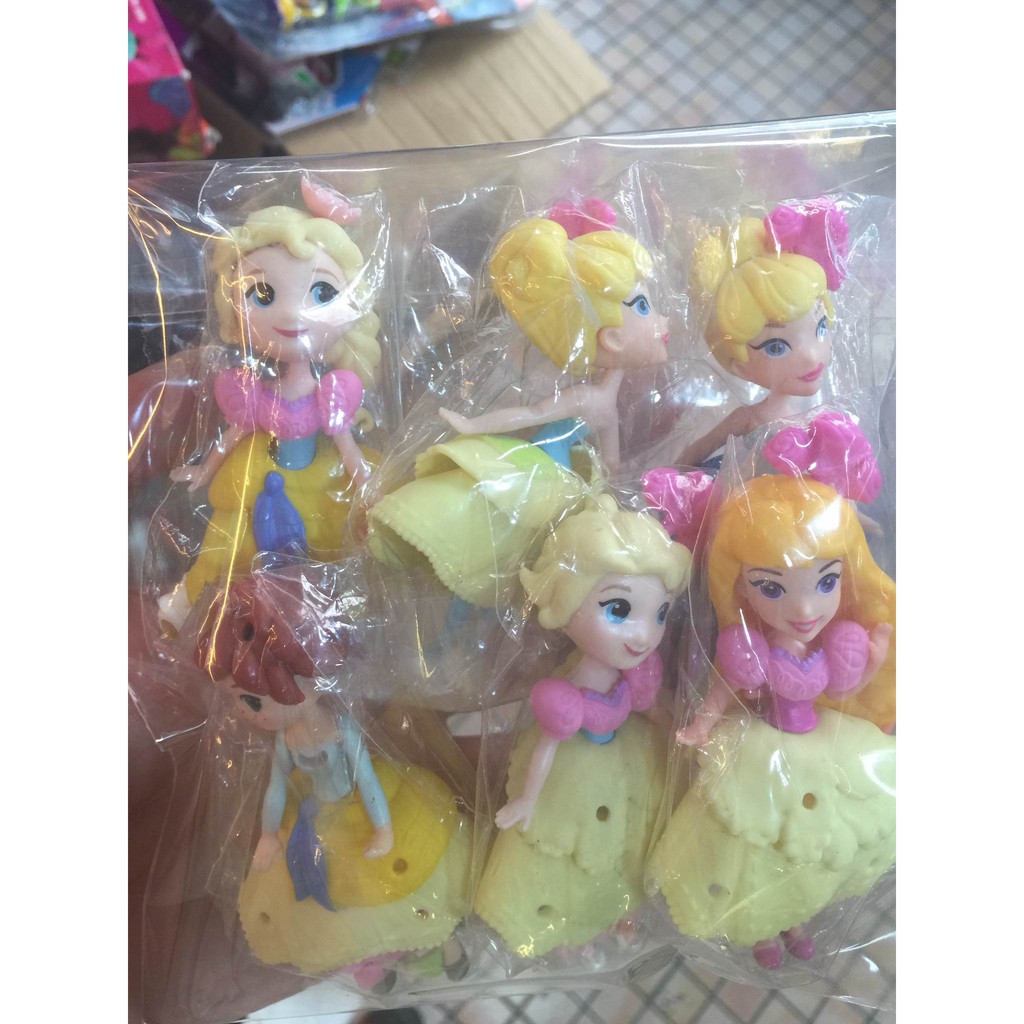 ตุ๊กตา โมเดลเจ้าหญิง ยางนิ่ม