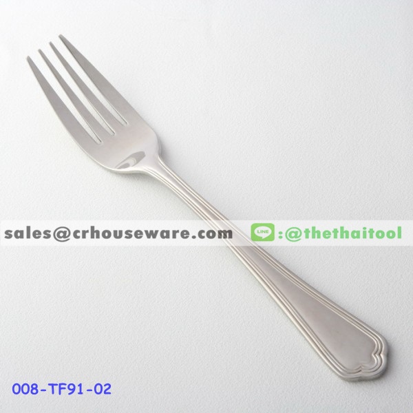 ส้อมโต๊ะสแตนเลส 91 ลายบ้านเชียง TABLE FORK 008-TF91-02