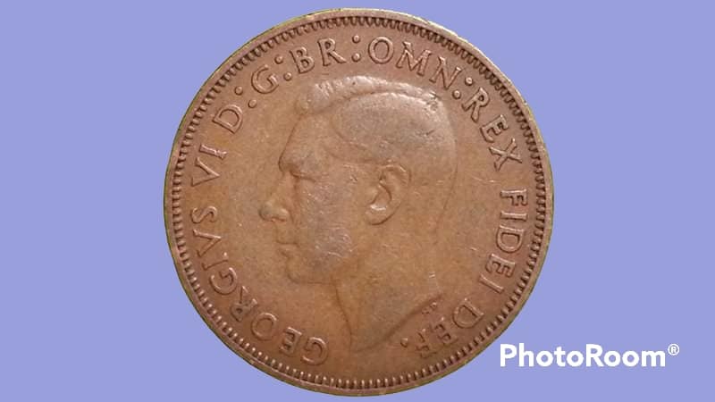 เหรียญ เงินตรา ประเทศ สหราชอาณาจักรบริเตนใหญ่และไอร์แลนด์เหนือ Penny (George VI) 1950
