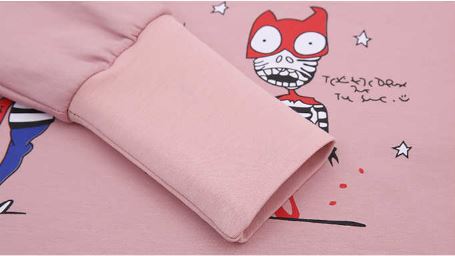 F กันหนาว: ชุดเซ็ตเสื้อแขนยาว+เลกกิ้งกระโปรง