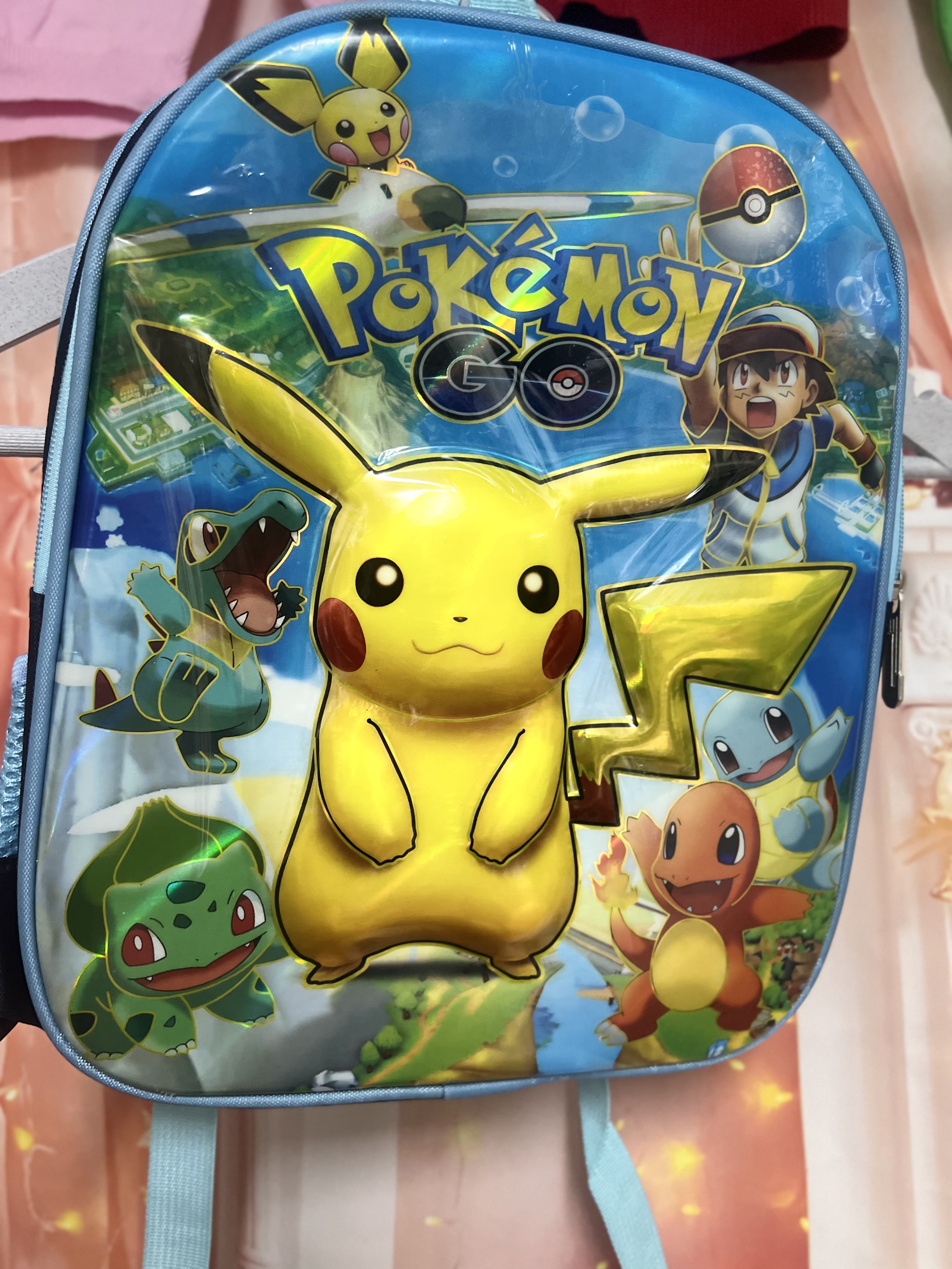 กระเป๋าเป้ เป้เด็ ลาย ปิกาจู โปเกม่อน